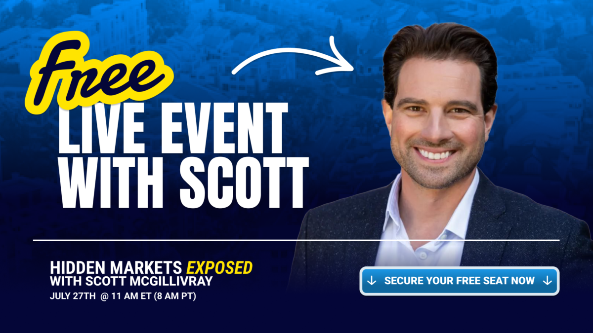 Free Real Estate Webinar: “Hidden Markets Exposed” with Scott McGillivray