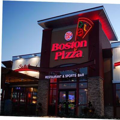 SOLD 45 mins NW of GTA-  Boston Pizza - option to buy land and building