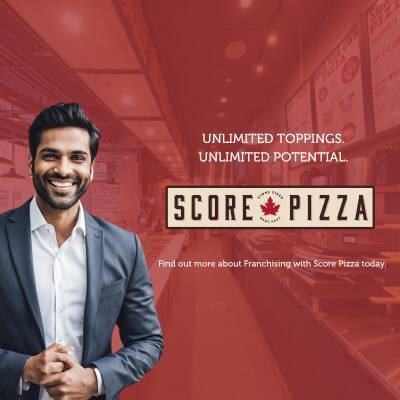 Score Pizza Restaurant Franchise For Sale In Victoria, BC