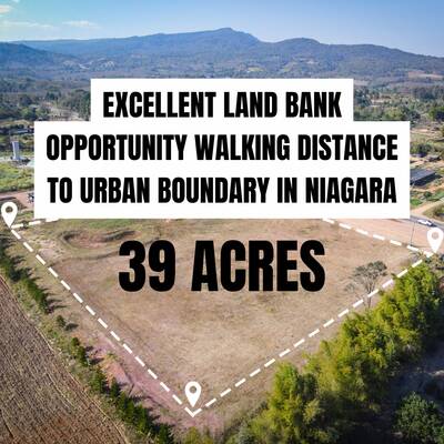 Land with INCOME in Niagara close to urban Boundaries