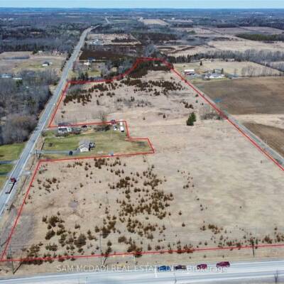 Prime Development Opportunity of 25 Acres of Flat Land Near Belleville, ON