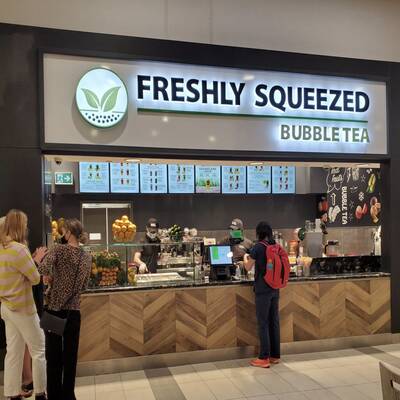 Freshly Squeezed Bubble Tea Southcentre Mall Calgary, AB