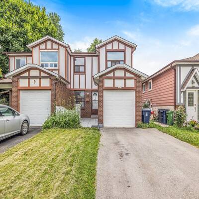 Four bedroom with finished separate entrance basement semi-detached house in North York with potential investment capability