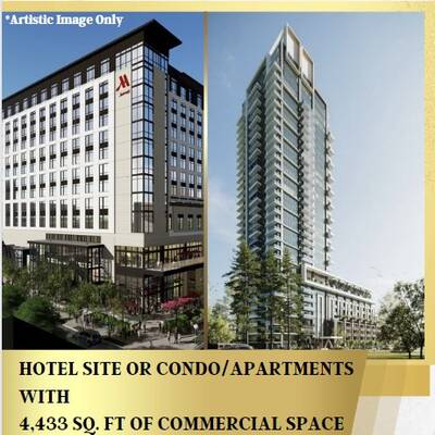 Hotel or Condo/Apartment Site with Commercial Space in Niagara Falls