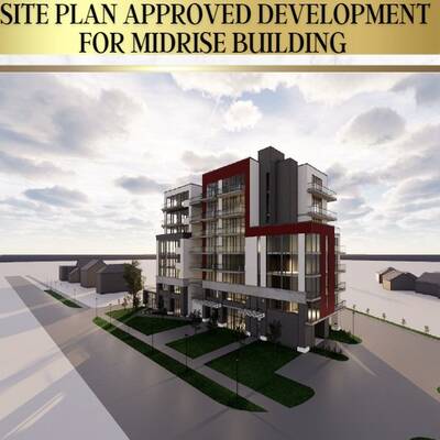 Site plan approved Development for MidRise building