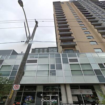 Commercial space 1824 sqft- $547 per sqft with kitchen, parking and storage on the ground floor of a 23 floor building in Universities area