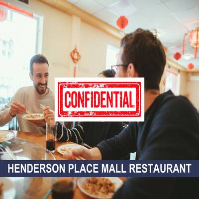 Well Established Chinese Restaurant in Busy Henderson Mall For Sale(Confidential)