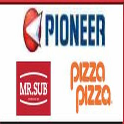 PIONEER + PIZZA PIZZA + MR SUB