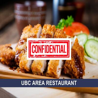 UBC University Village Restaurant for Sale(Confidential)