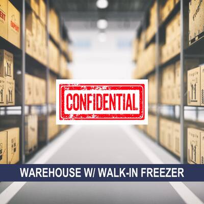 Warehouse at Mitchell Island with walk-in freezer for sale(confidential )