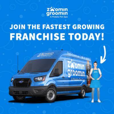 Established Zoomin Groomin Mobile Pet Spa Franchise in Orlando, FL