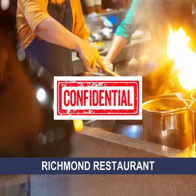 RICHMOND 75 seats profitable restaurant（CONFIDENTIAL）