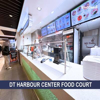 Downtown Vancouver Coal Harbour Food Court(14 555 W Hastings Vancouver)