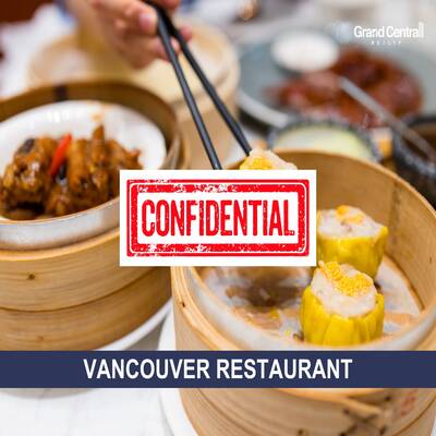 Vancouver Restaurant For Sale（Confidential）