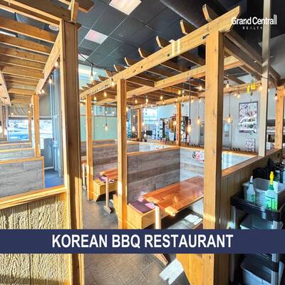 Korean BBQ restaurant for sale！（408 1801 PRINCETON-KAMLOOPS HWY）