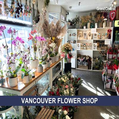 DT Vancouver flower shop（531 Richards St., Vancouver ）