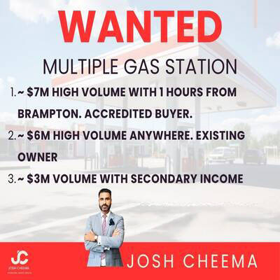 Wanted - Multiple Gas Stations