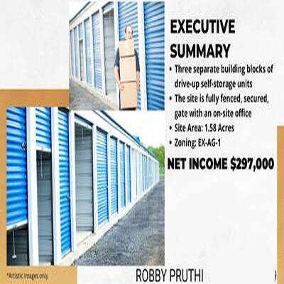 Well-maintained self-storage with 155 Unit in high traffic area