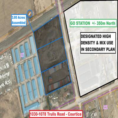 3.9 Acres Turn-key General Industrial Yard Space @ 1030 Trulls Road (Clarington)