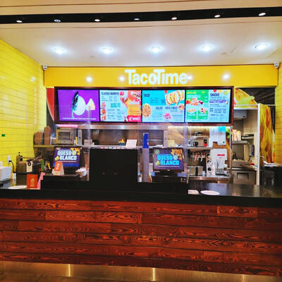 Well-performing Taco Time Franchise Located inside CF Pacific Centre（FC08 701 GEORGIA STREET）