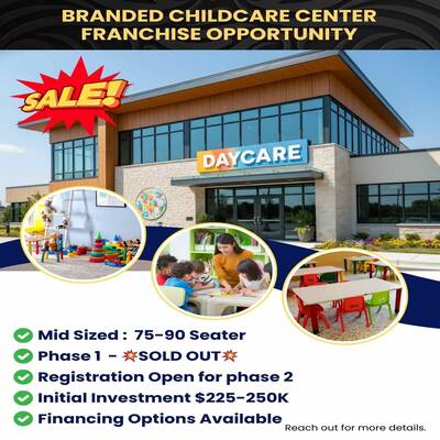 Branded Childcare Franchise Opportunity