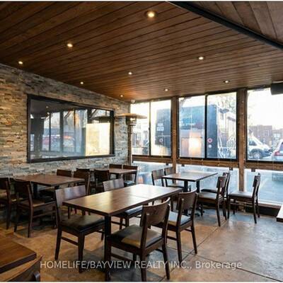 2,000 SF Restaurant/Bar For Sale in Toronto