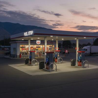 Great Gas Station In Toronto with rental income