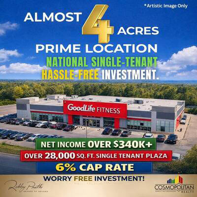 $340K+ NET Income Single-Tenant National Plaza
