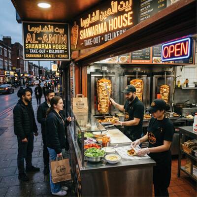 Fully Equipped Shawarma Restaurant For Sale in North York