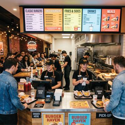 High-Traffic Burger Restaurant For Sale in Toronto - Prime Location!
