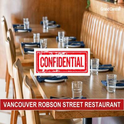 Well-improved Restaurant Business in a Prime Robson Street Location（Confidential）