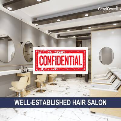 Well‑Known & Locally Loved Hair Salon For Sale（Confidential）