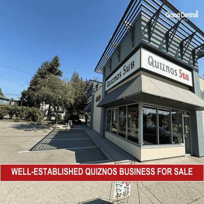 Well-Established Quiznos Business For Sale (108-3088 St Edwards Drive)