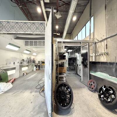 Fully Improved Automotive Refinishing and Wheel Repair Facility Space for Sale (2125 2130 2135 - 13560 Maycrest Way)